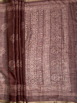 MIMOSA Saree Saree — pallu and zari work detail