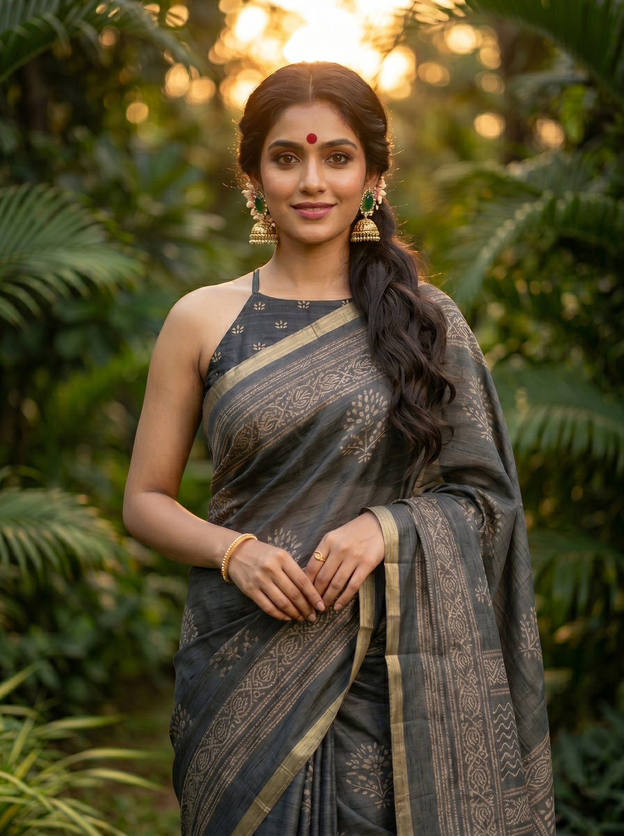 MIMOSA Saree Saree — pose 10 styling detail