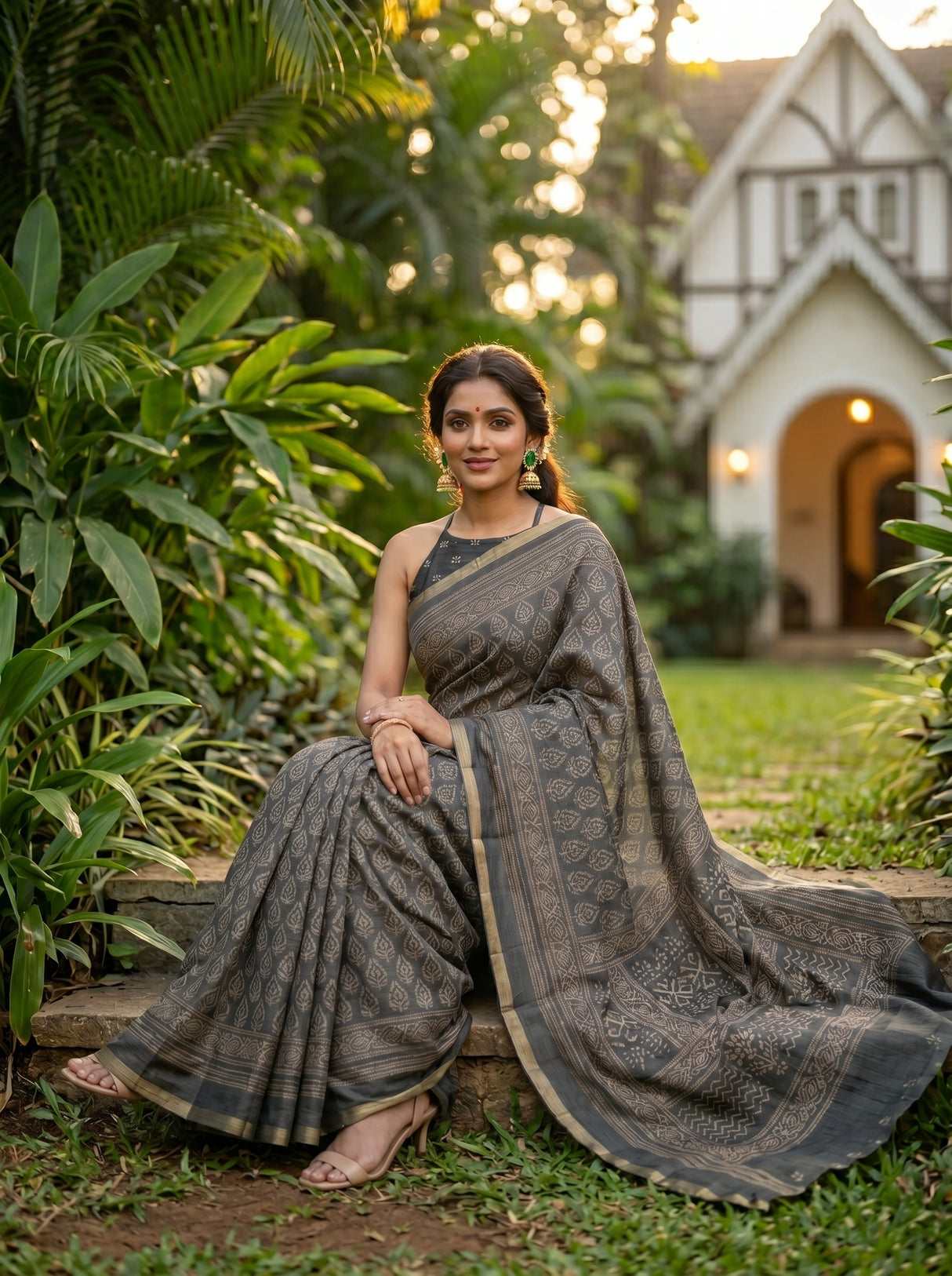MIMOSA Saree Saree — pose 8 styling detail