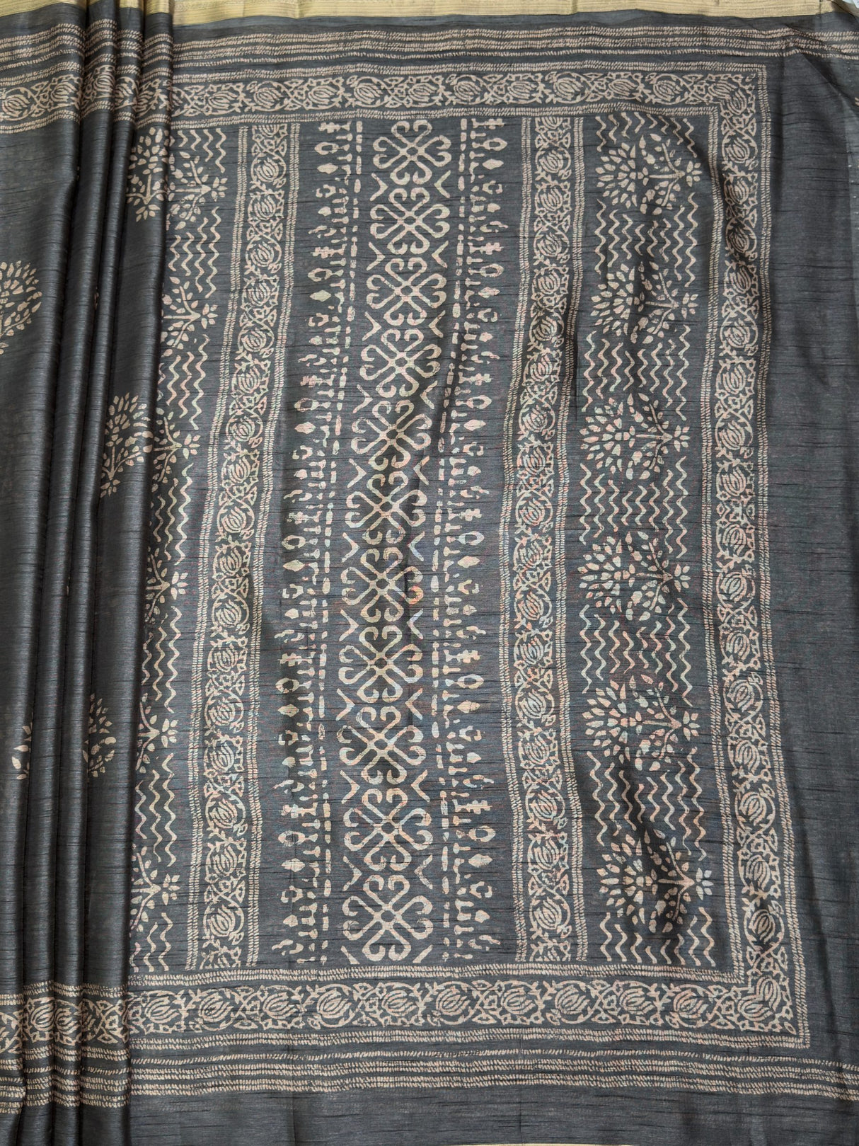 MIMOSA Saree Saree — pallu and zari work detail