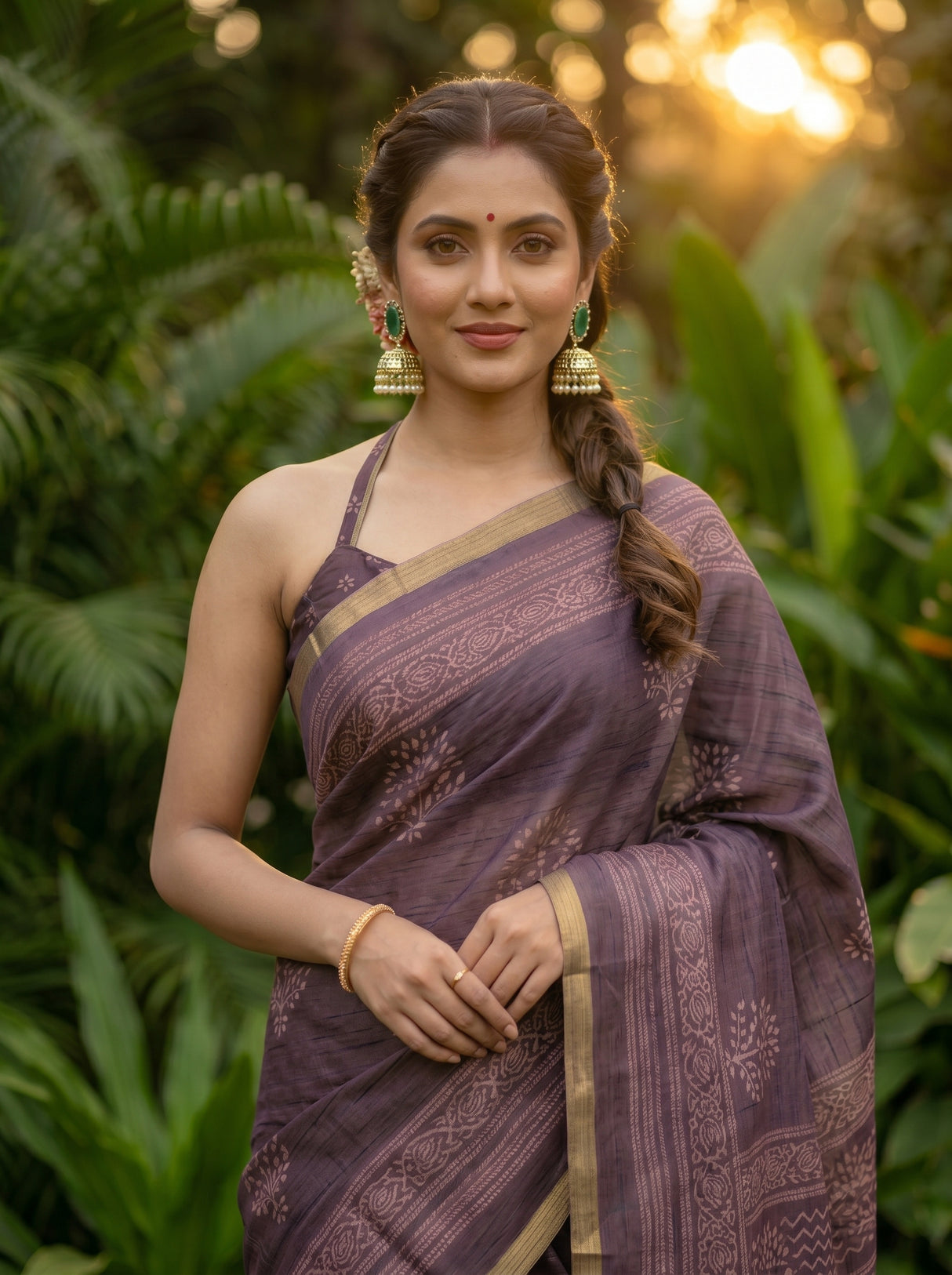 MIMOSA Saree Saree — pose 10 styling detail
