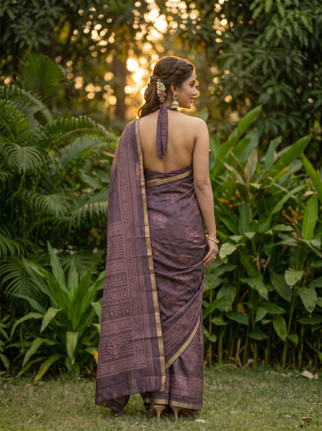 MIMOSA Saree Saree — pose 2 styling detail