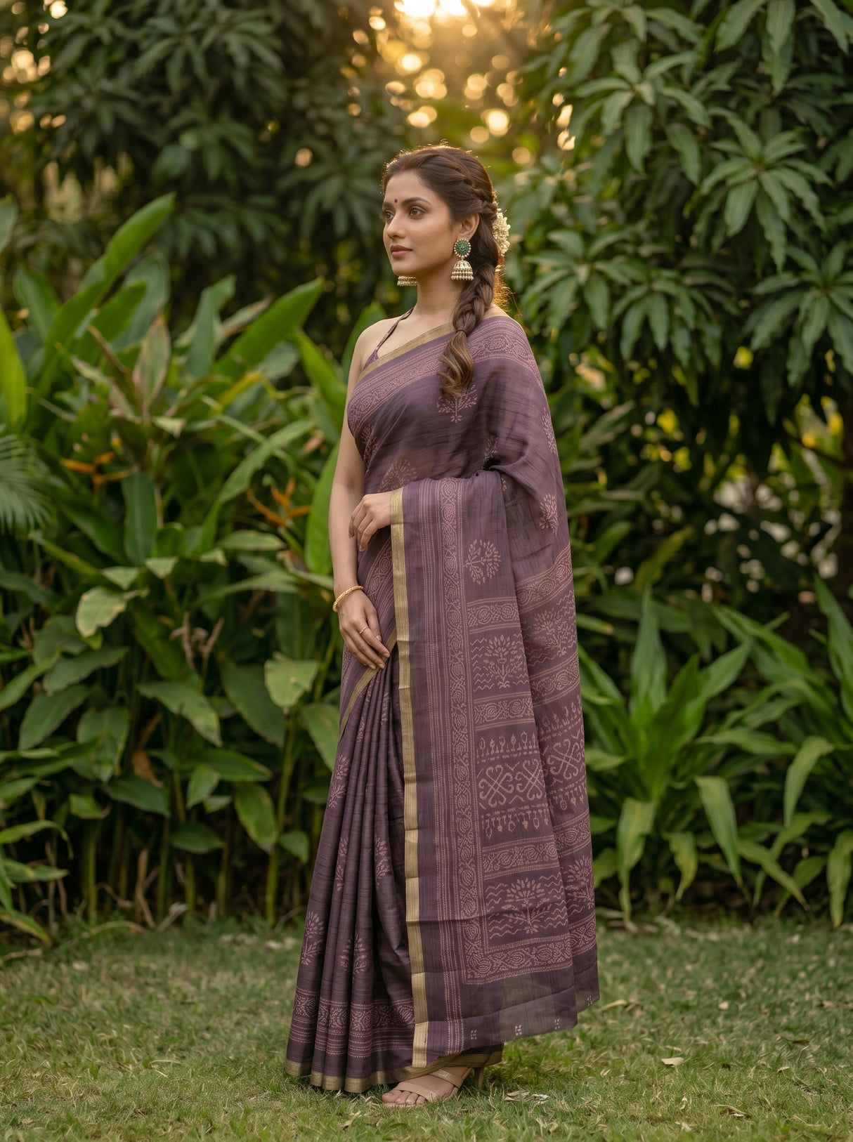 MIMOSA Saree Saree — pose 3 styling detail