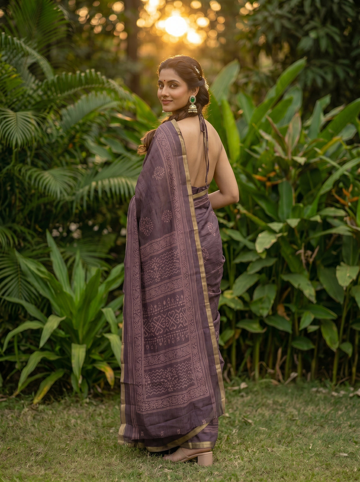 MIMOSA Saree Saree — pose 7 styling detail