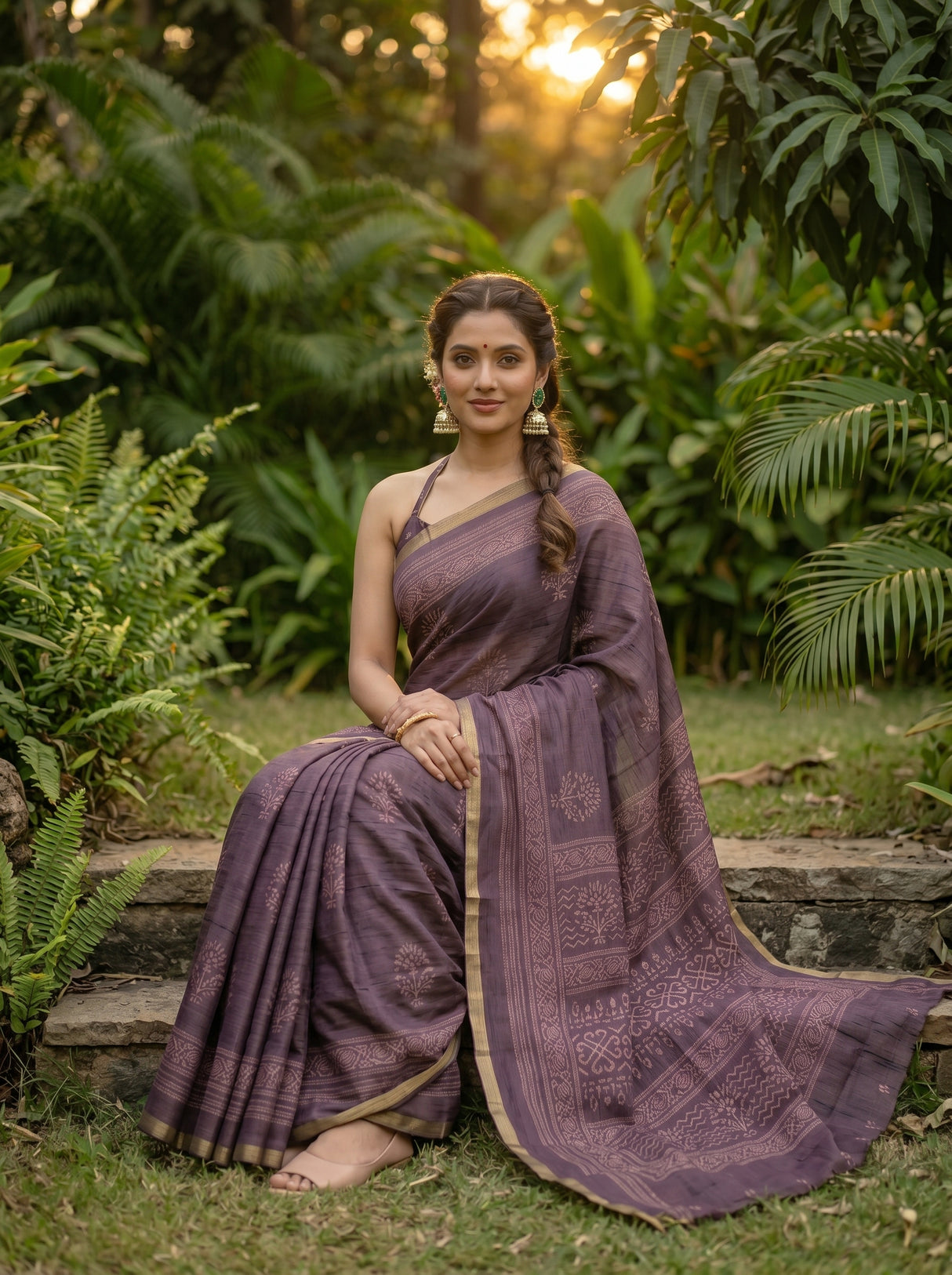 MIMOSA Saree Saree — pose 8 styling detail