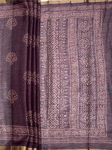 MIMOSA Saree Saree — pallu and zari work detail