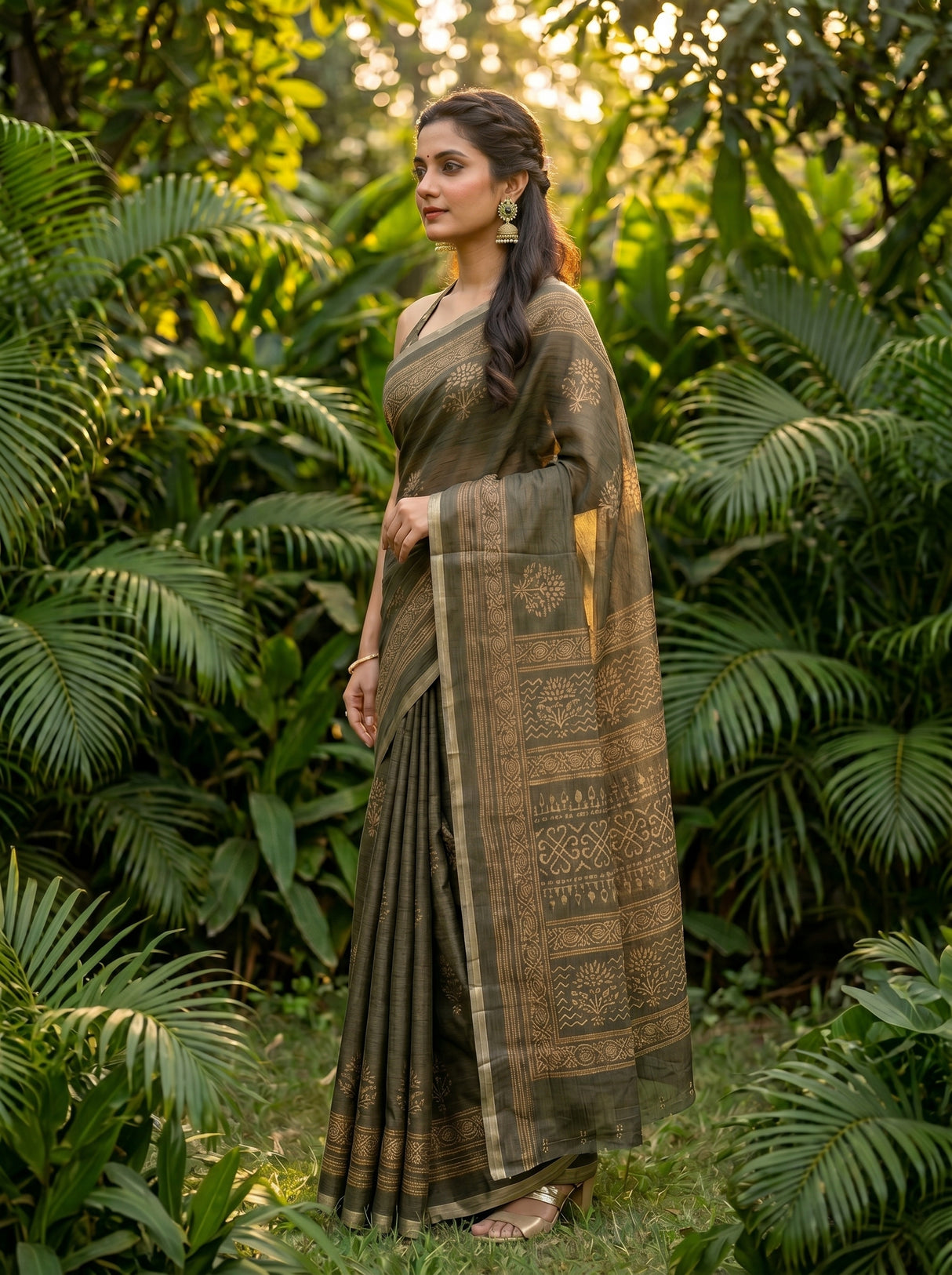 MIMOSA Saree Saree — pose 3 styling detail