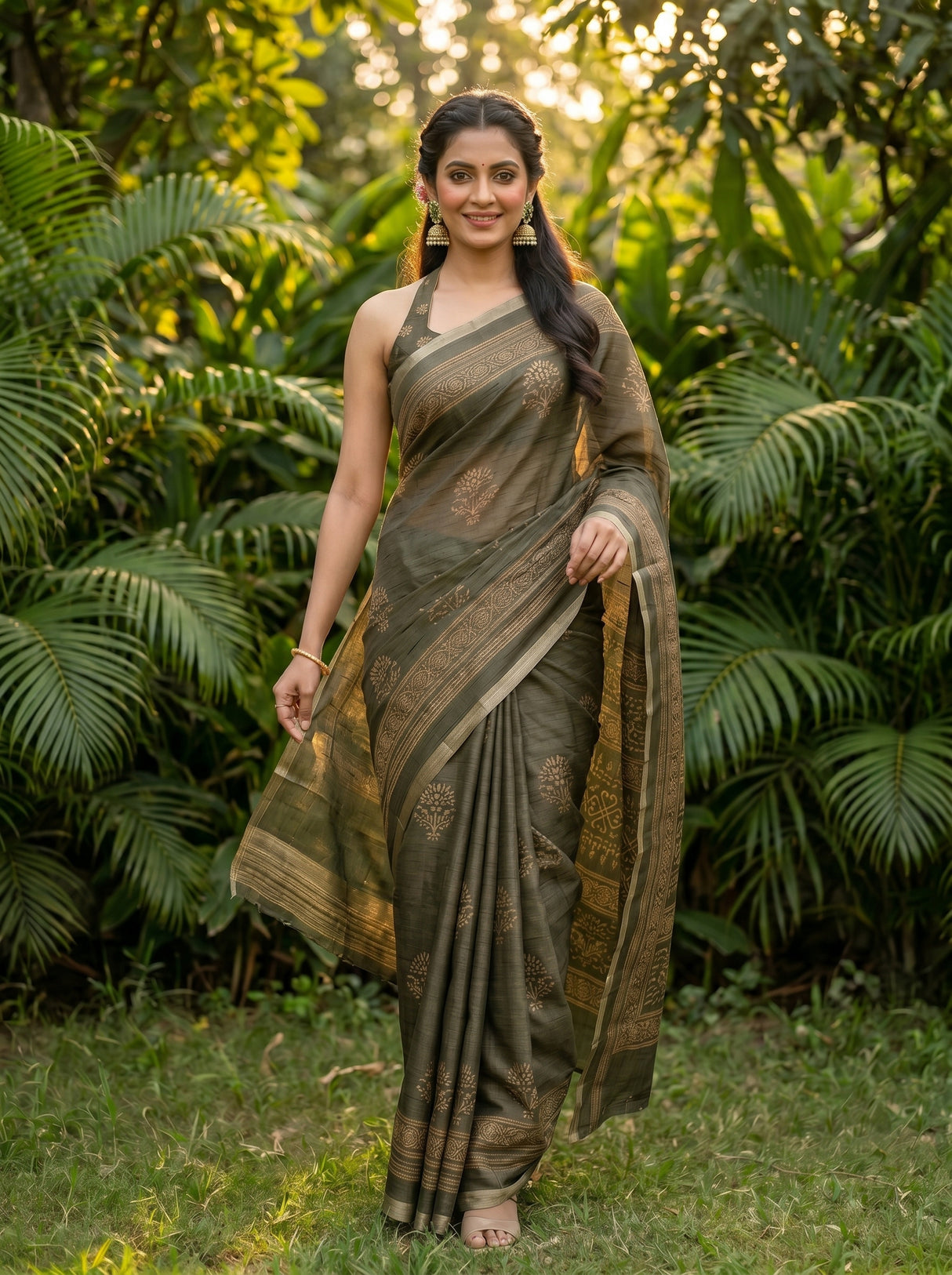 MIMOSA Saree Saree — pose 6 styling detail