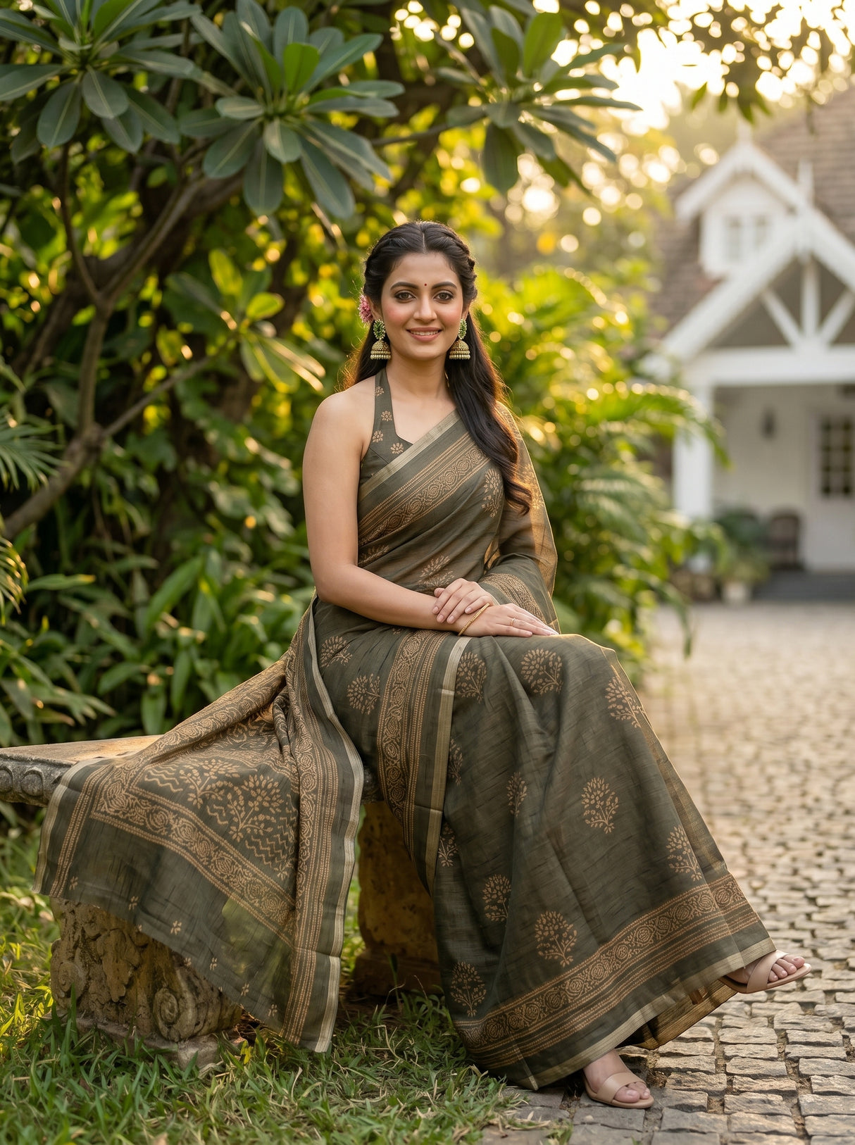 MIMOSA Saree Saree — pose 8 styling detail