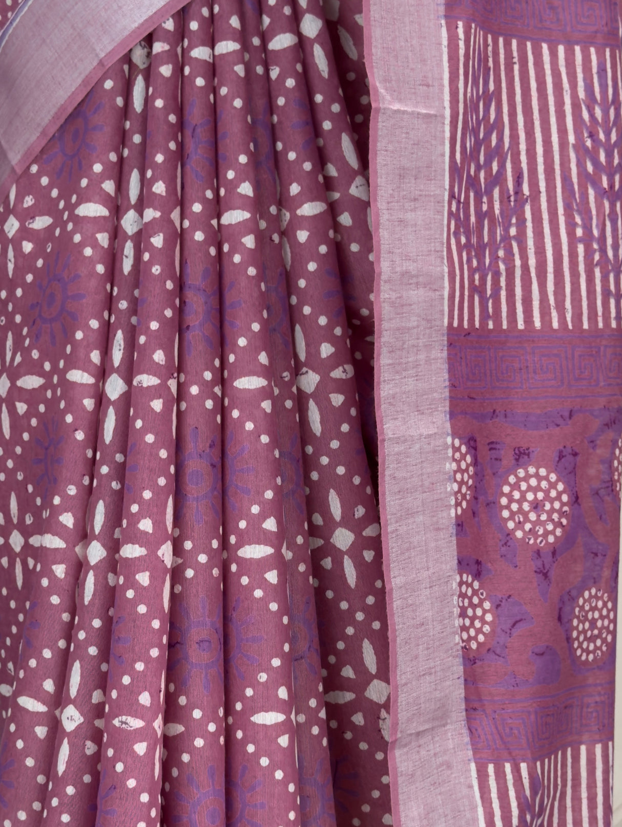 MIMOSA Pink Saree Saree — fleets shot full lifestyle
