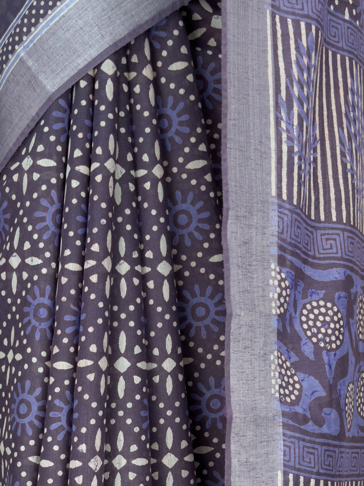 MIMOSA Violet Saree Saree — fleets shot full lifestyle