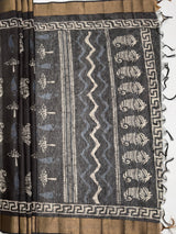 MIMOSA Saree Saree — pallu and zari work detail
