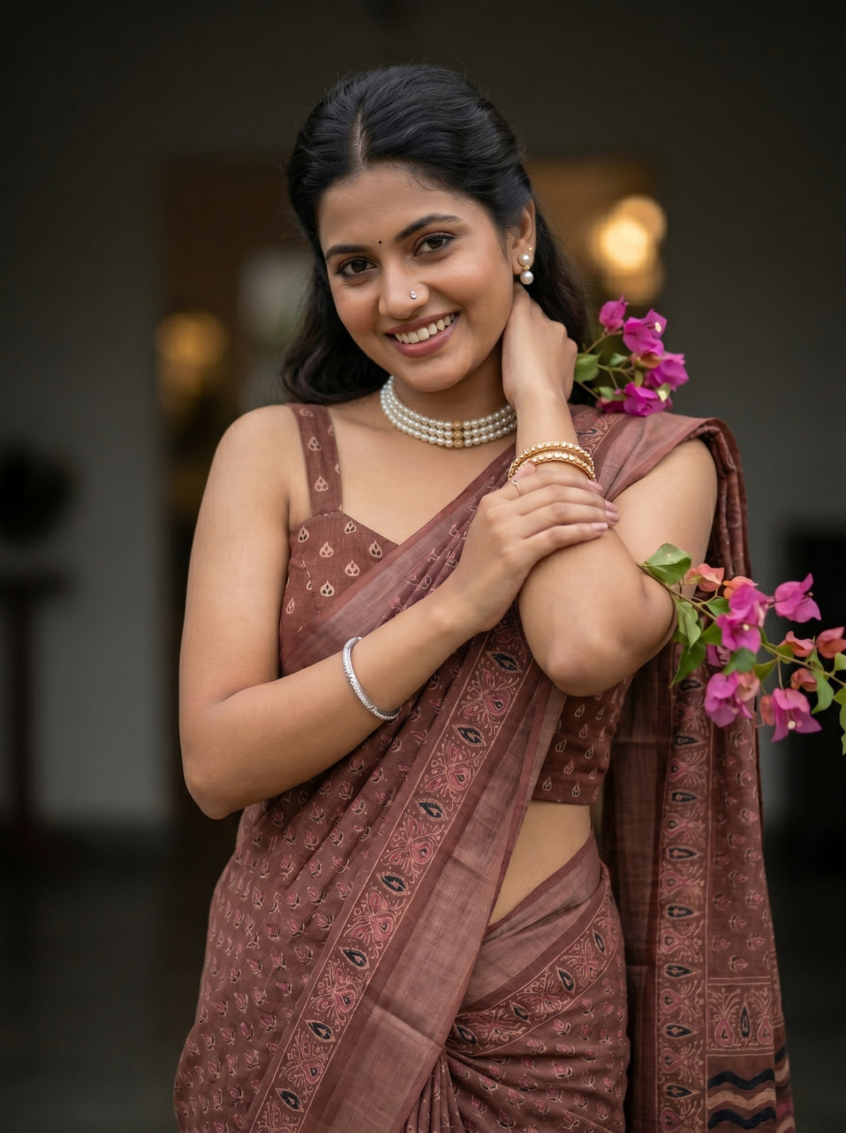 MIMOSA Saree Saree — pose 10 styling detail