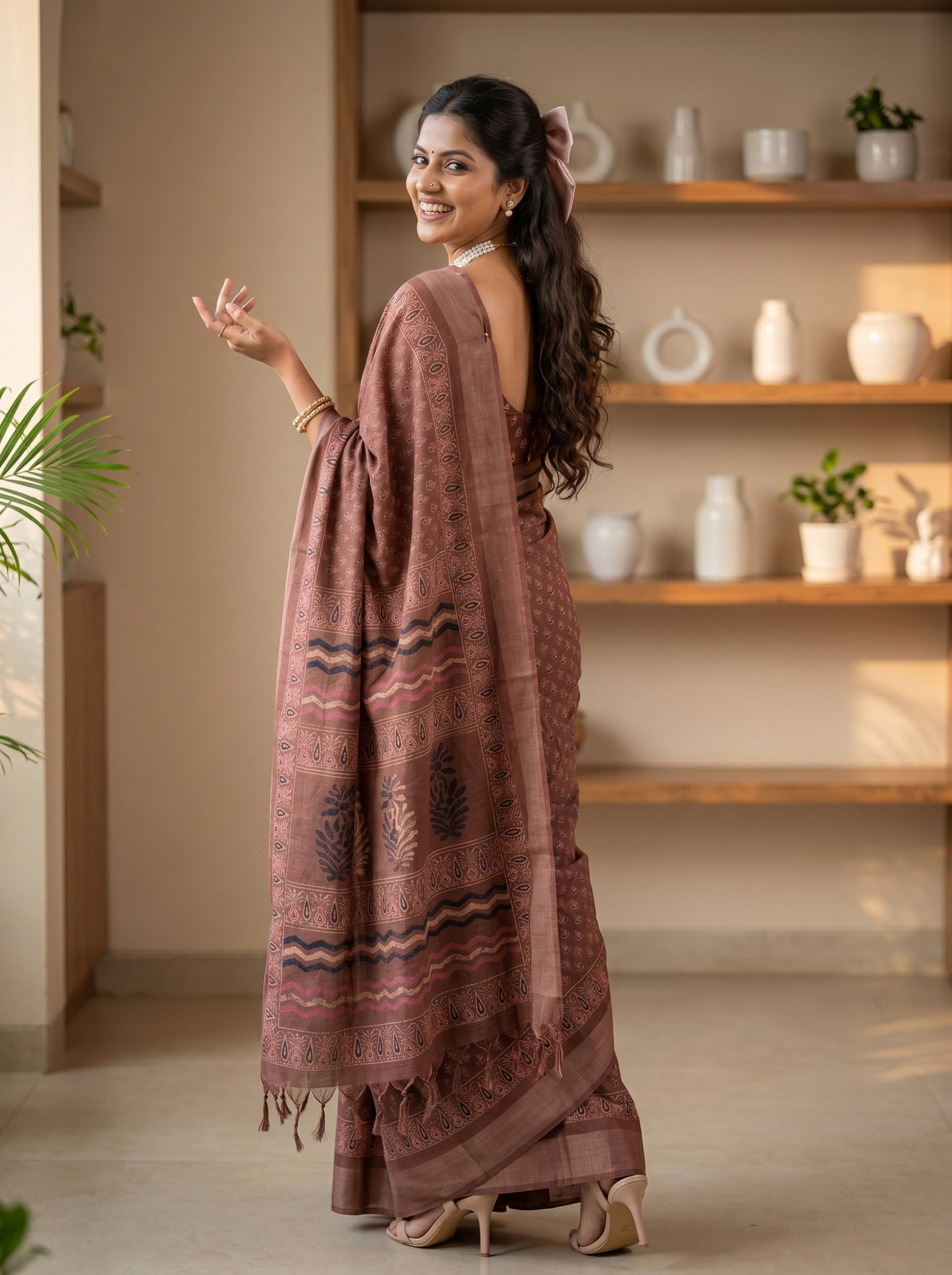 MIMOSA Saree Saree — pose 7 styling detail