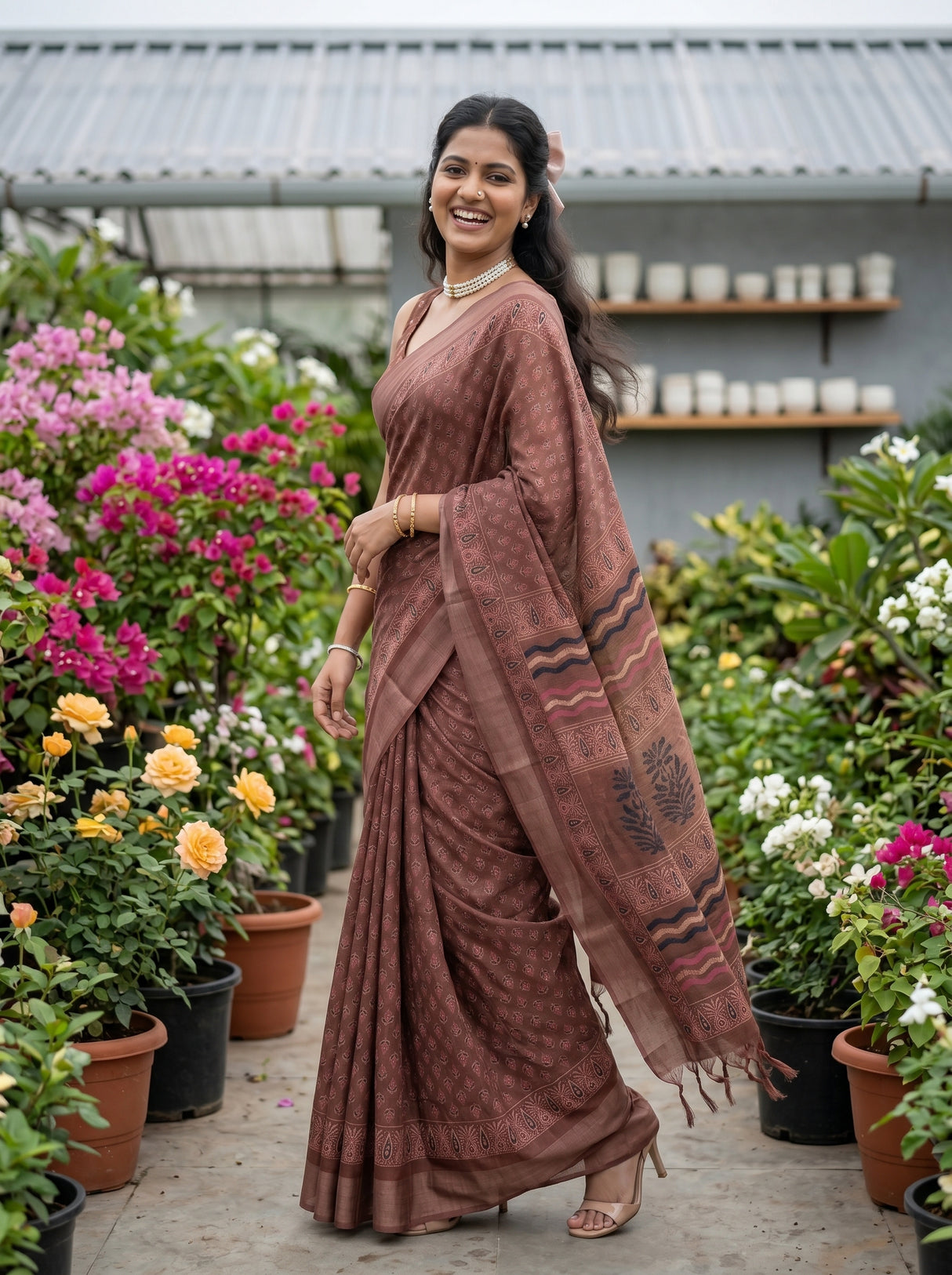 MIMOSA Saree Saree — pose 9 styling detail