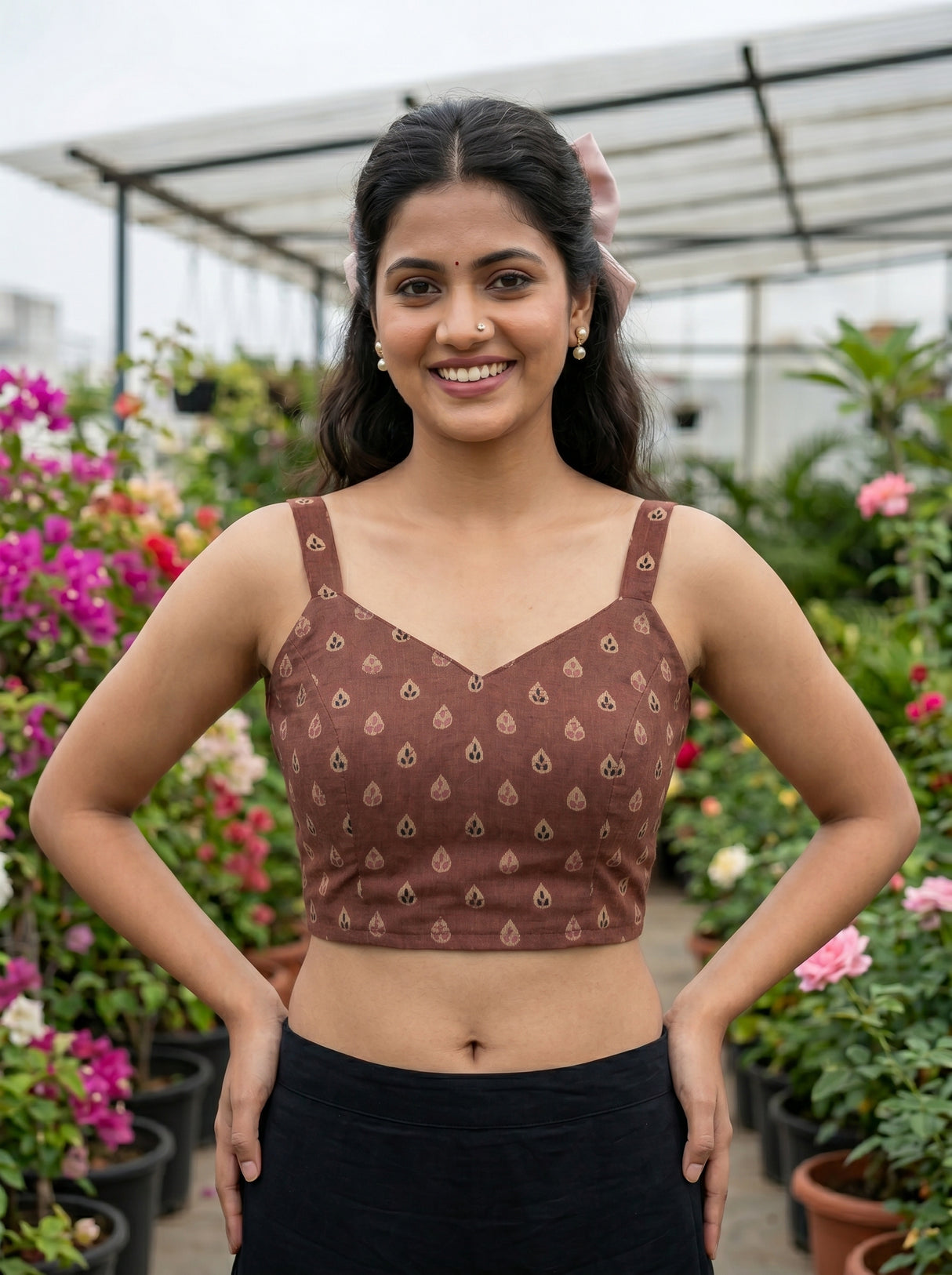 MIMOSA Saree Saree — blouse close-up