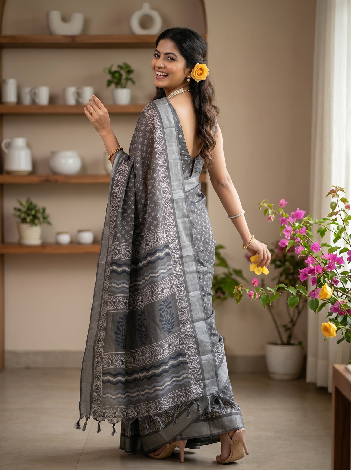 MIMOSA Saree Saree — pose 7 styling detail