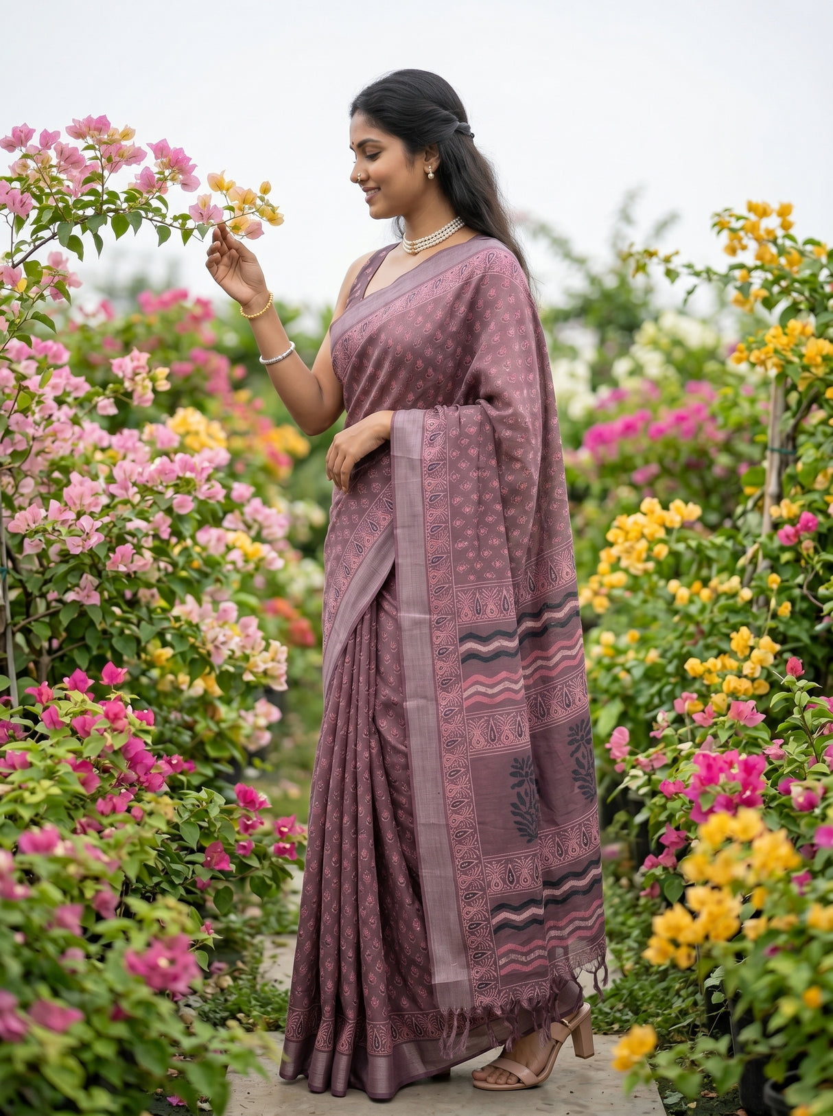 MIMOSA Saree Saree — pose 3 styling detail