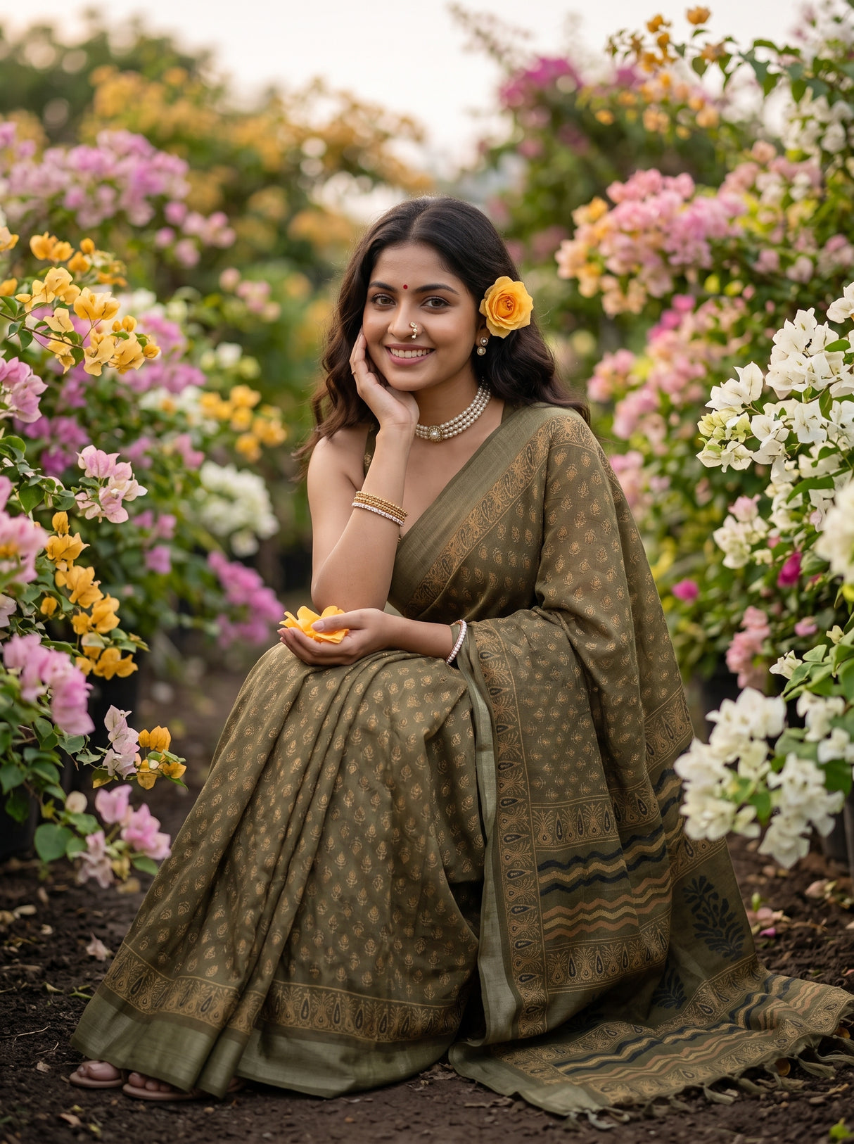 MIMOSA Saree Saree — pose 8 styling detail