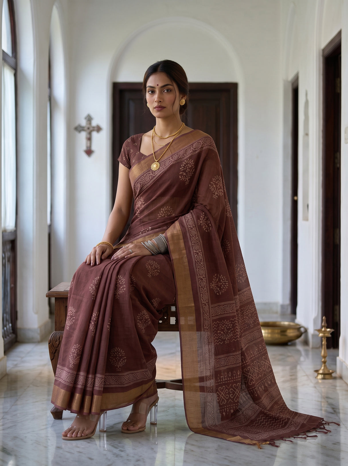 MIMOSA Saree Saree — pose 8 styling detail