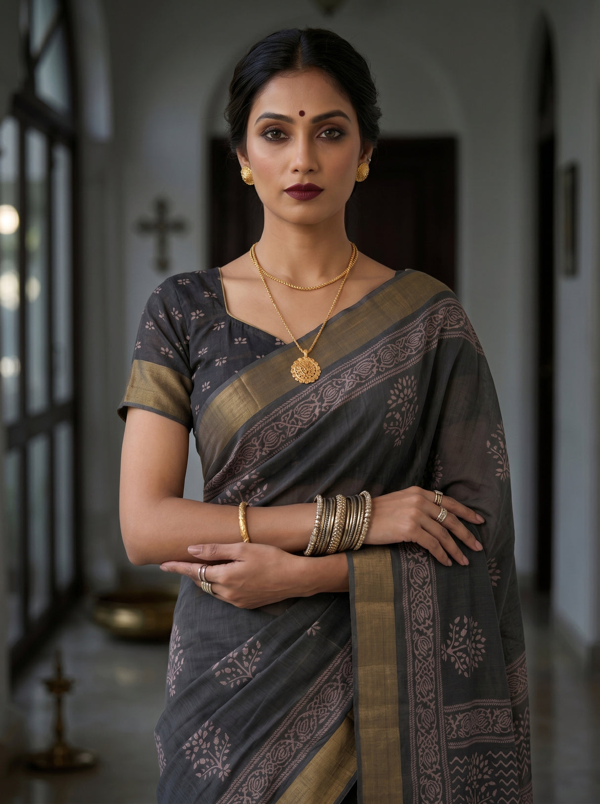 MIMOSA Saree Saree — pose 10 styling detail