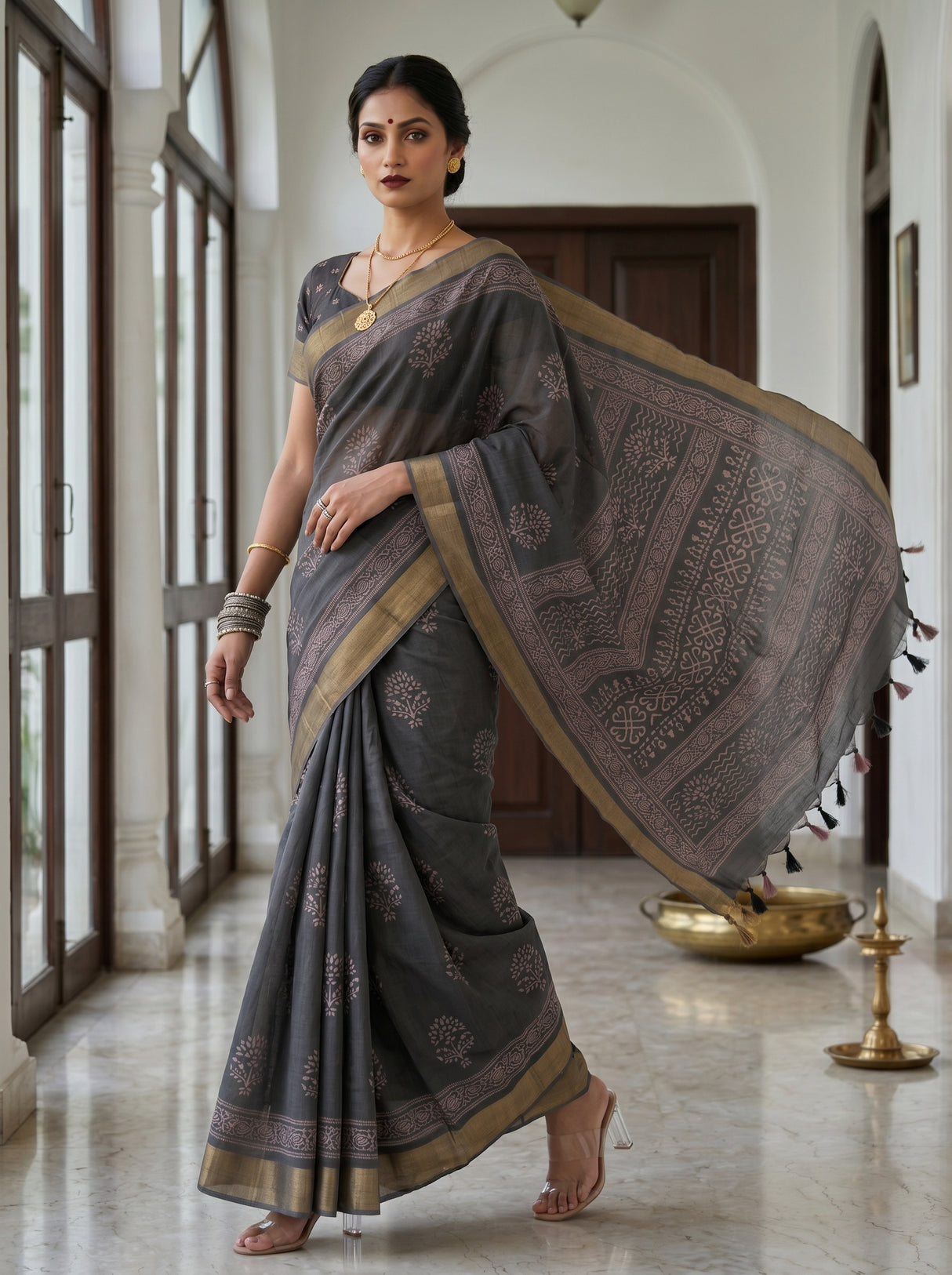 MIMOSA Saree Saree — pose 5 styling detail