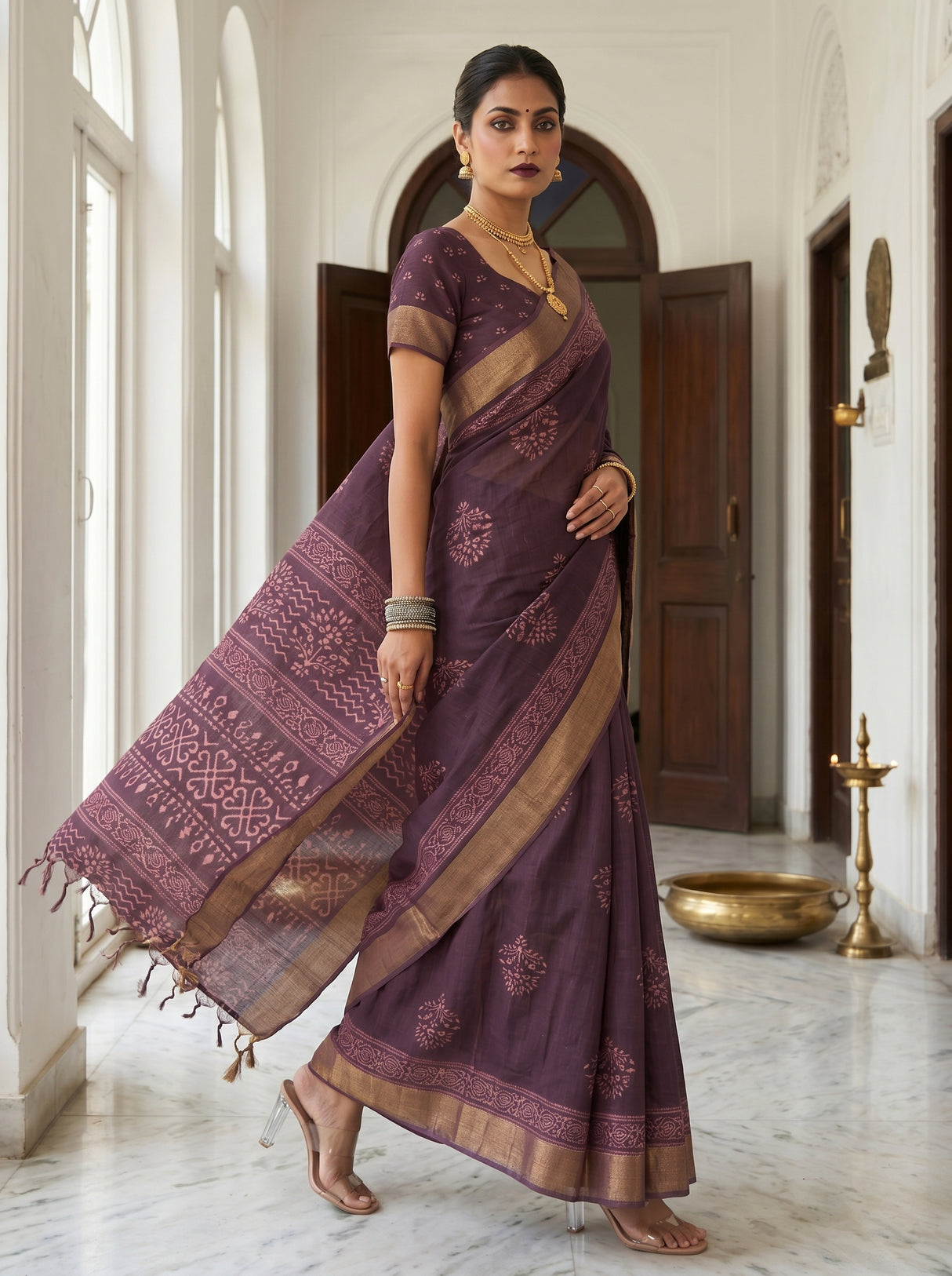 MIMOSA Saree Saree — pose 5 styling detail