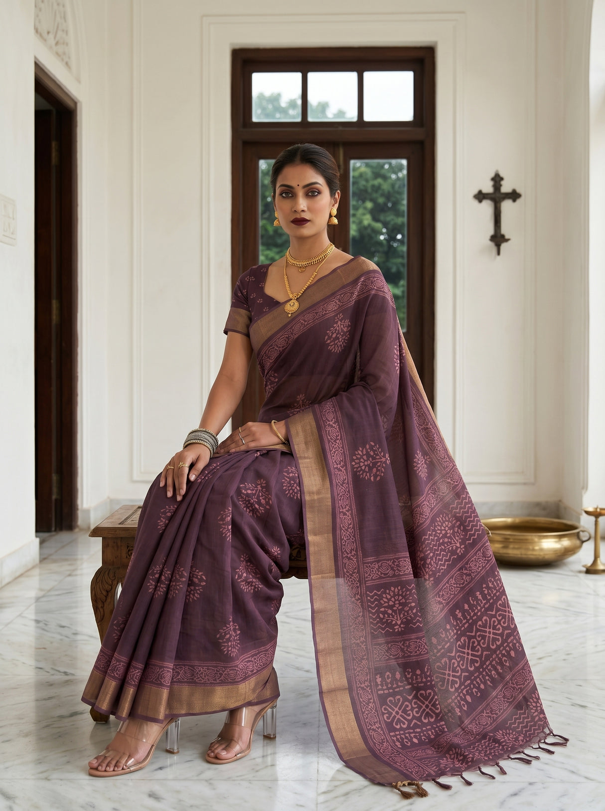MIMOSA Saree Saree — pose 8 styling detail