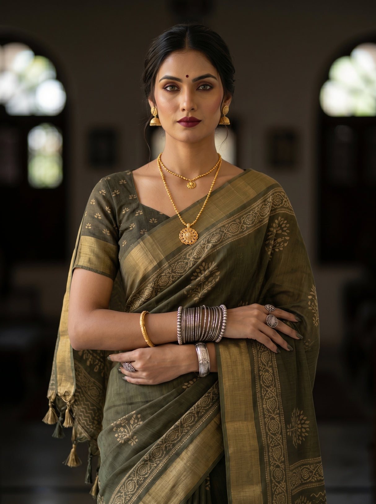 MIMOSA Saree Saree — pose 10 styling detail