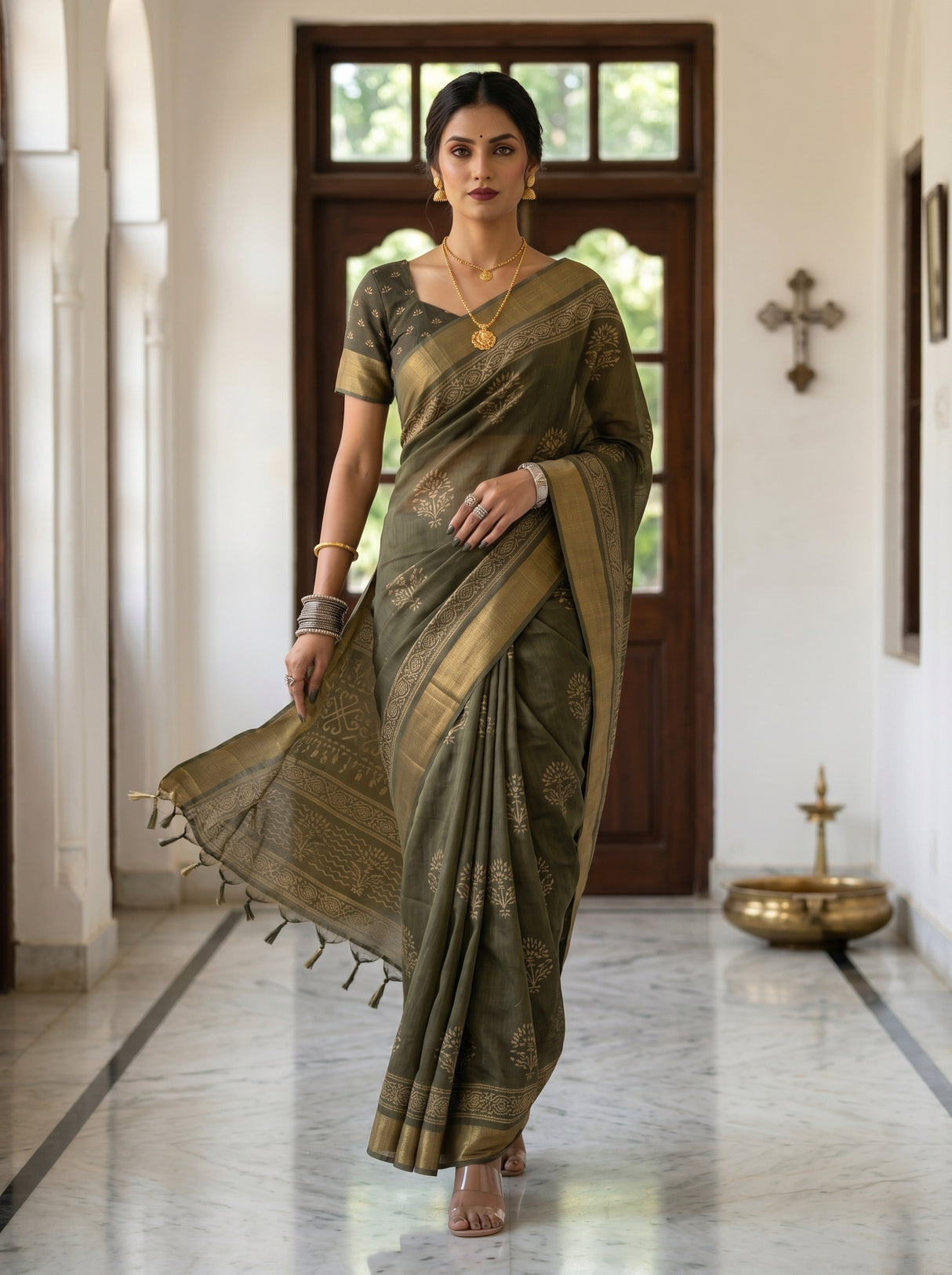 MIMOSA Saree Saree — pose 6 styling detail