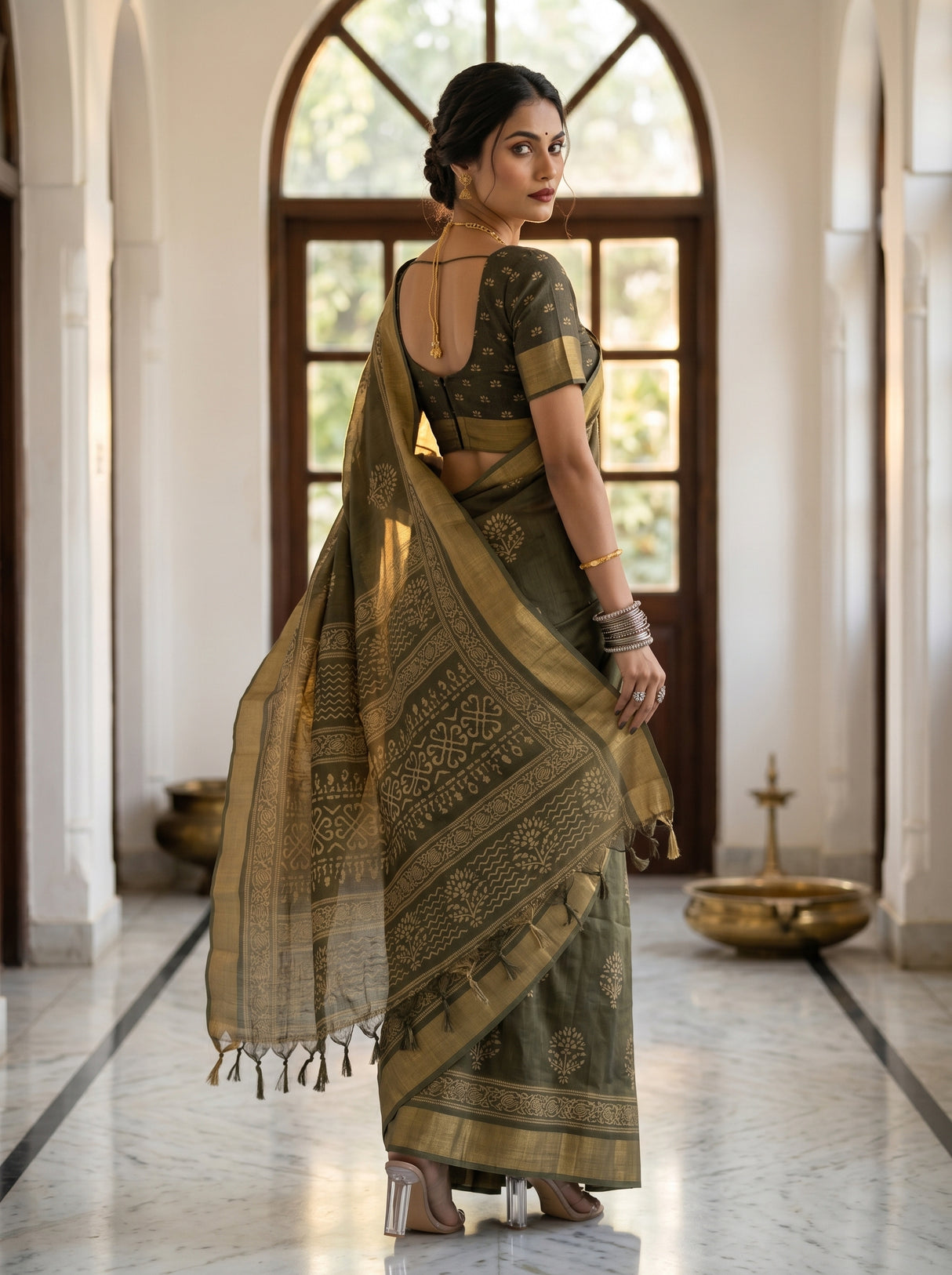 MIMOSA Saree Saree — pose 7 styling detail