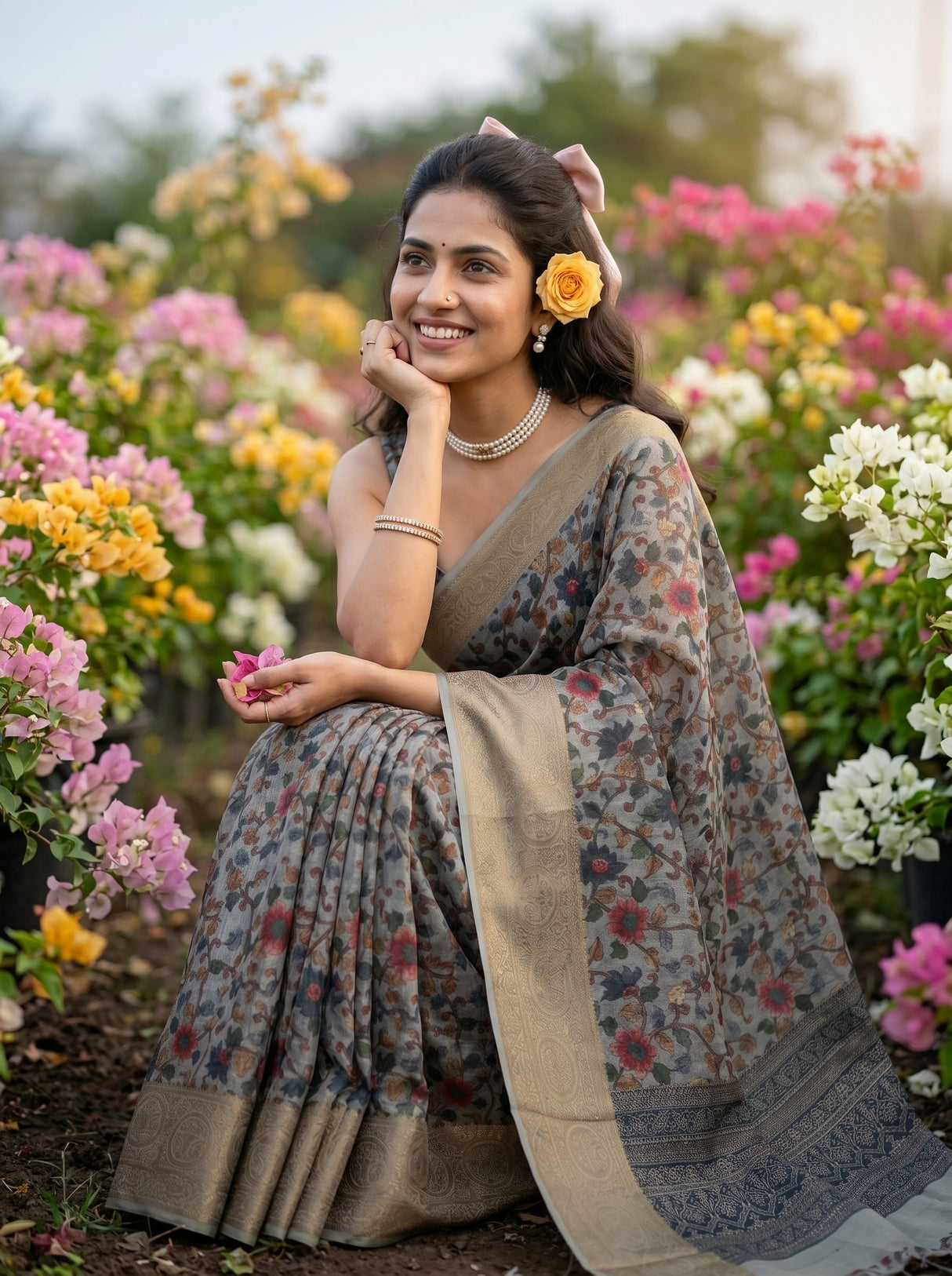 MIMOSA Saree Saree — pose 8 styling detail