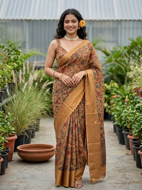 MIMOSA Saree Saree — front view on mannequin