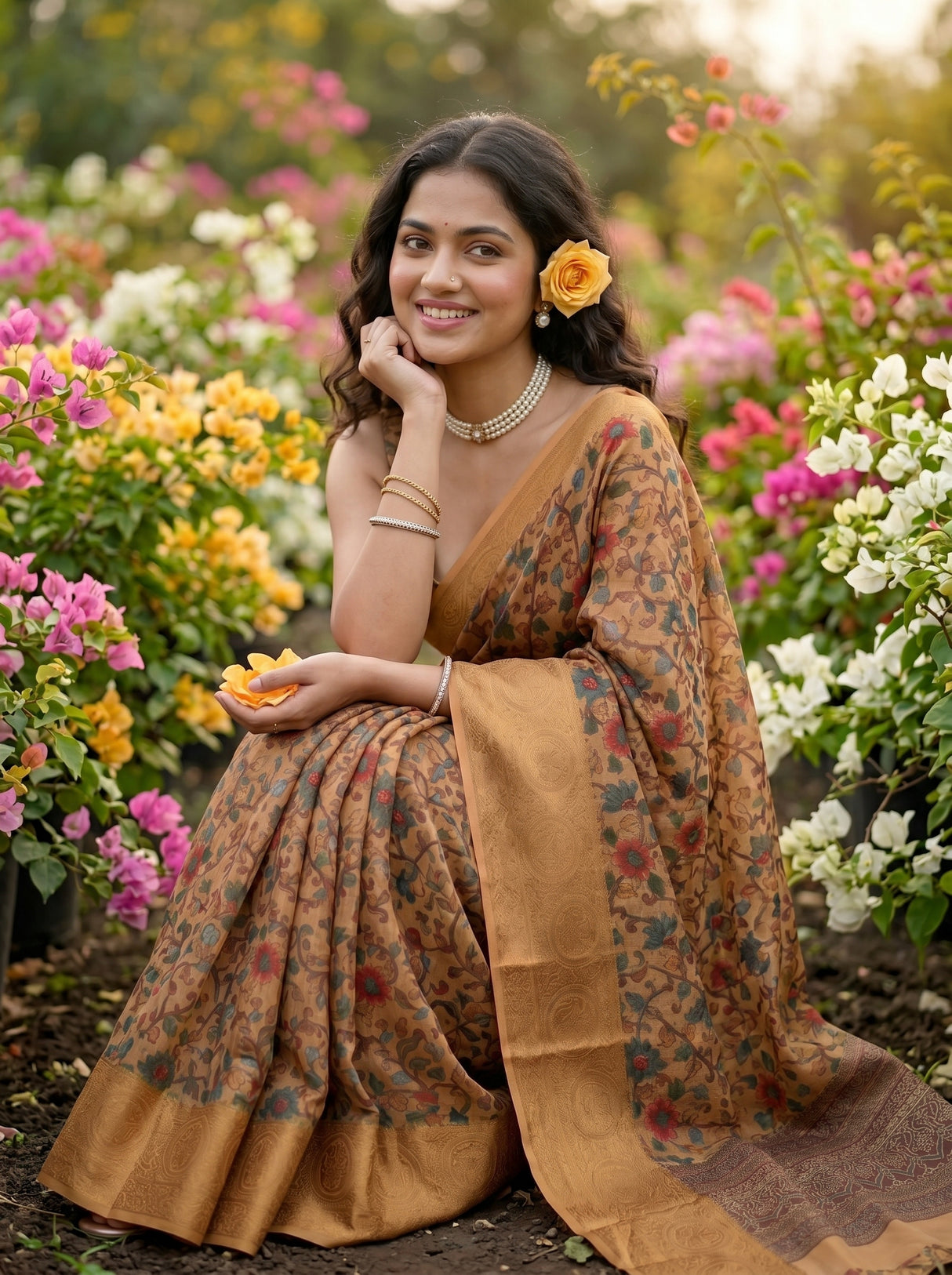 MIMOSA Saree Saree — pose 8 styling detail