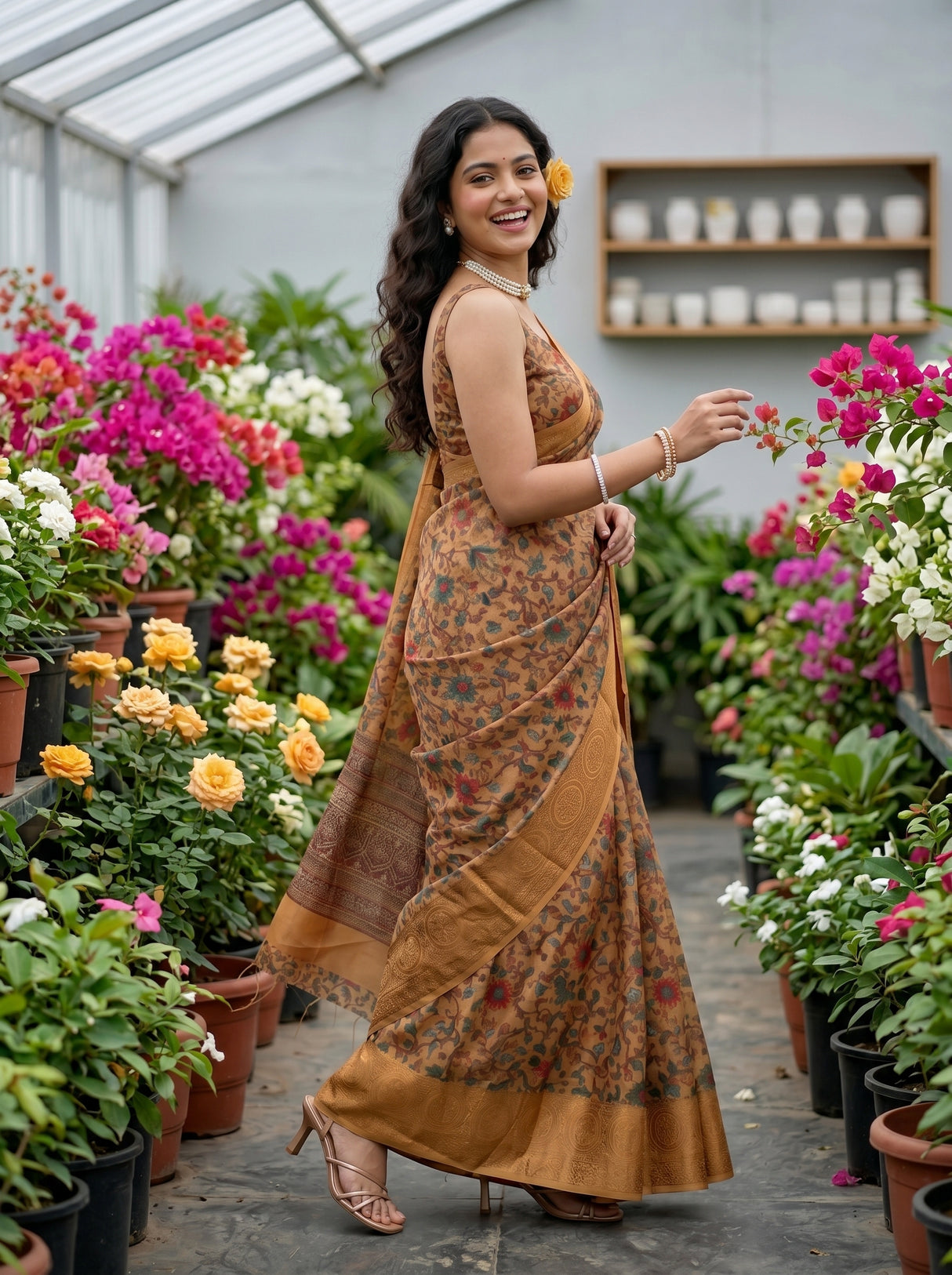 MIMOSA Saree Saree — pose 9 styling detail