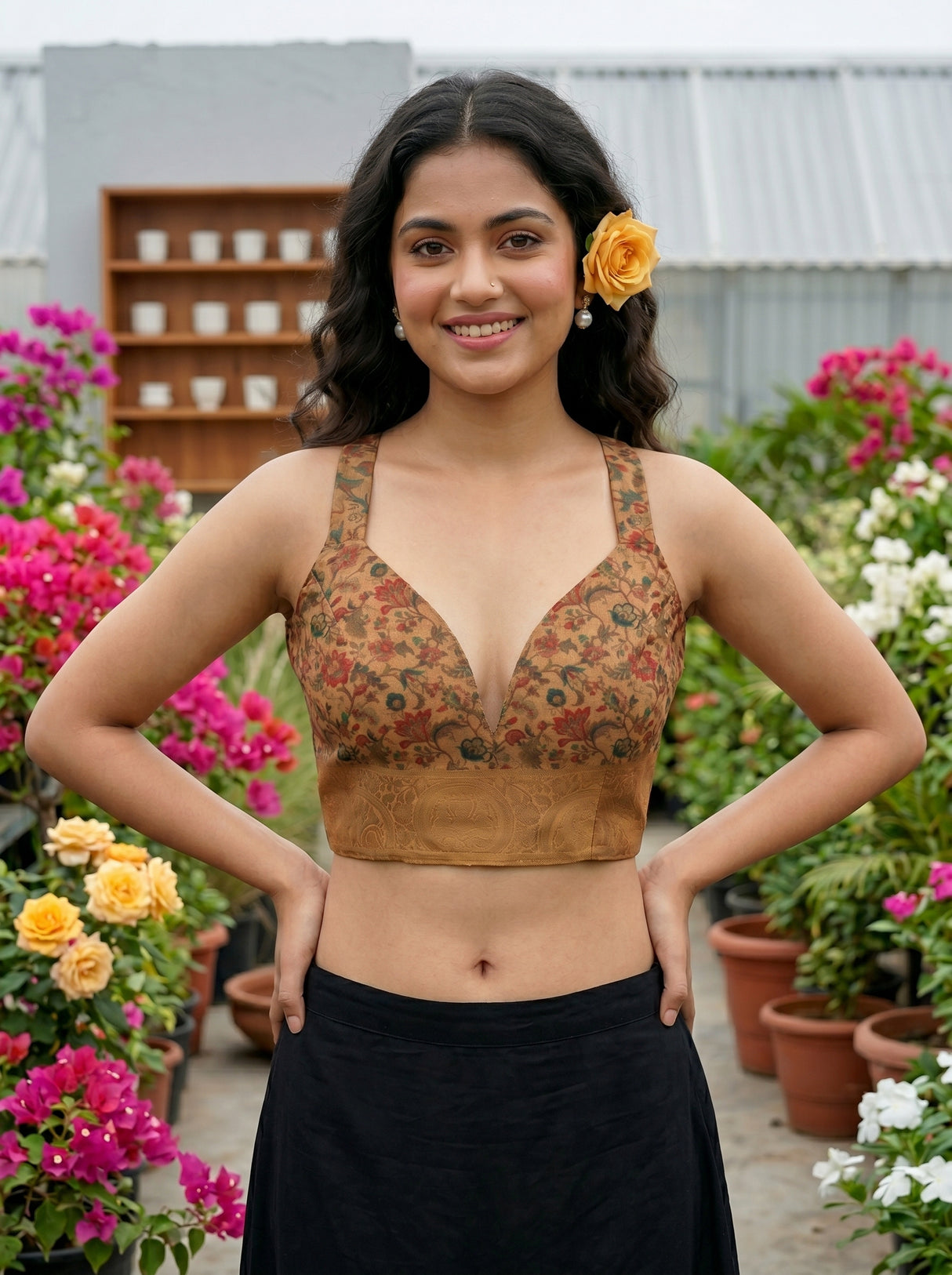 MIMOSA Saree Saree — blouse close-up