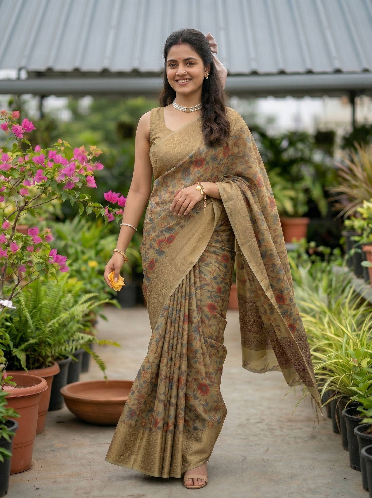 MIMOSA Saree Saree — pose 6 styling detail
