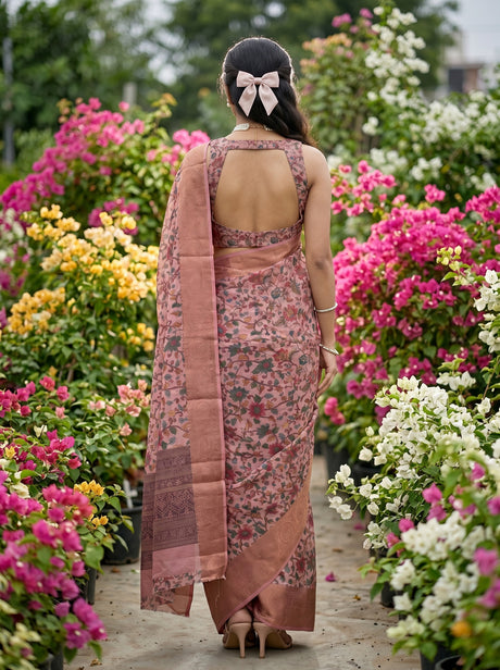 MIMOSA Saree Saree — pose 2 styling detail