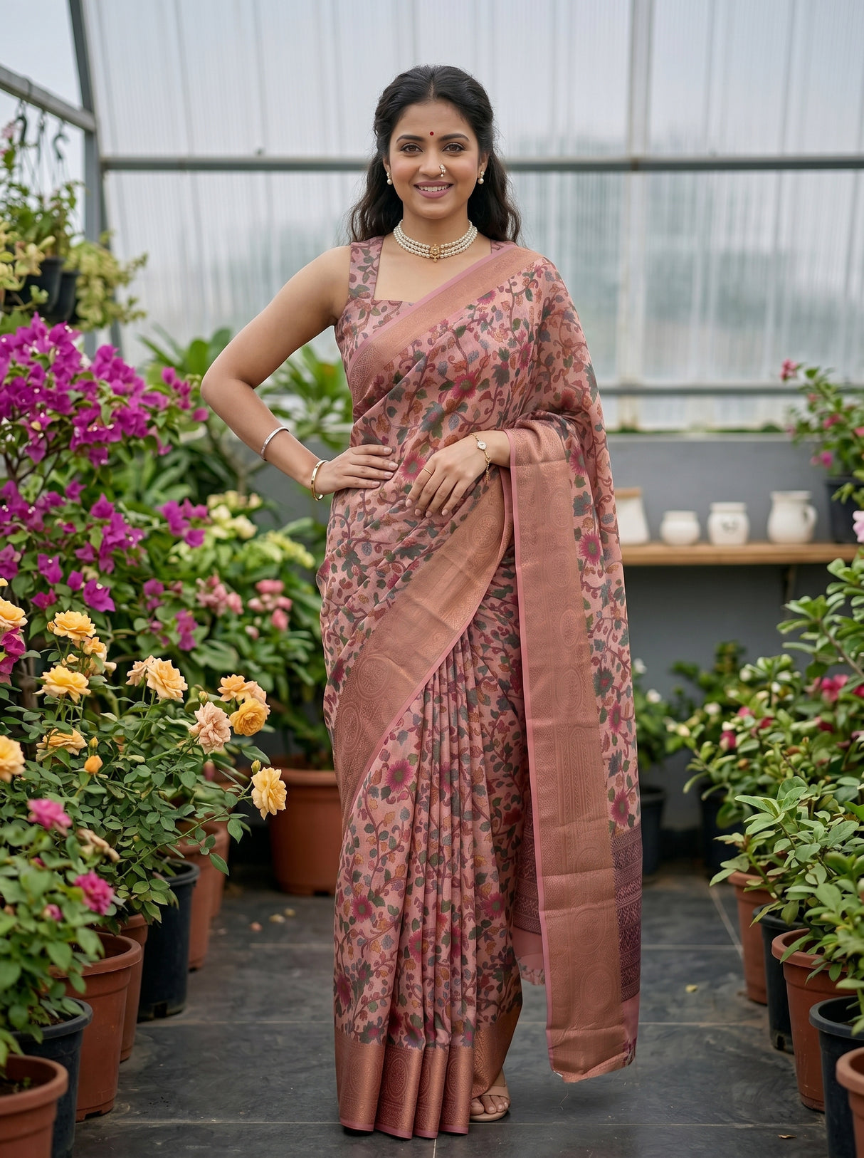 MIMOSA Saree Saree — pose 4 styling detail
