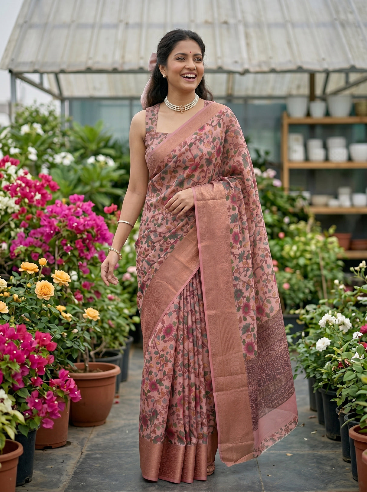 MIMOSA Saree Saree — pose 9 styling detail