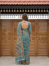 MIMOSA Ananda Saree Saree — pose 2 styling detail