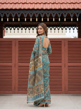 MIMOSA Ananda Saree Saree — pose 5 styling detail