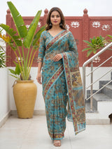 MIMOSA Ananda Saree Saree — pose 6 styling detail