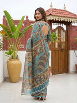 MIMOSA Ananda Saree Saree — pose 7 styling detail