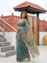 MIMOSA Ananda Saree Saree — pose 9 styling detail