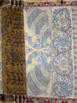 MIMOSA Mustard Saree Saree — pallu and zari work detail