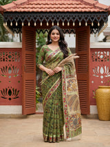 Olive  Saree