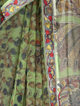 MIMOSA Olive Saree Saree — fleets shot full lifestyle