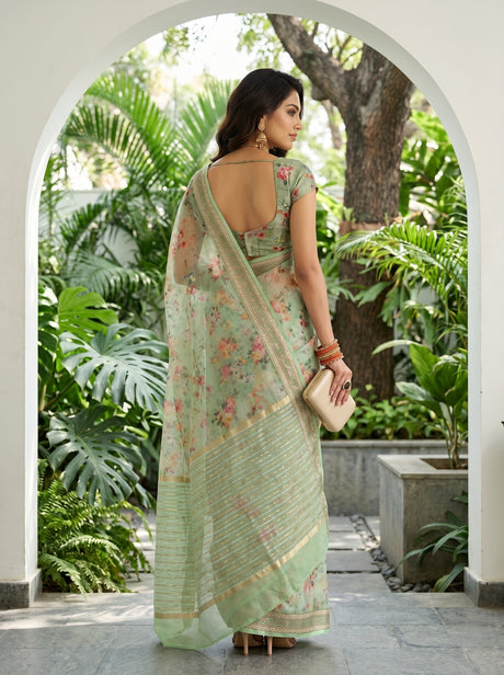 MIMOSA Saree Saree — pose 2 styling detail
