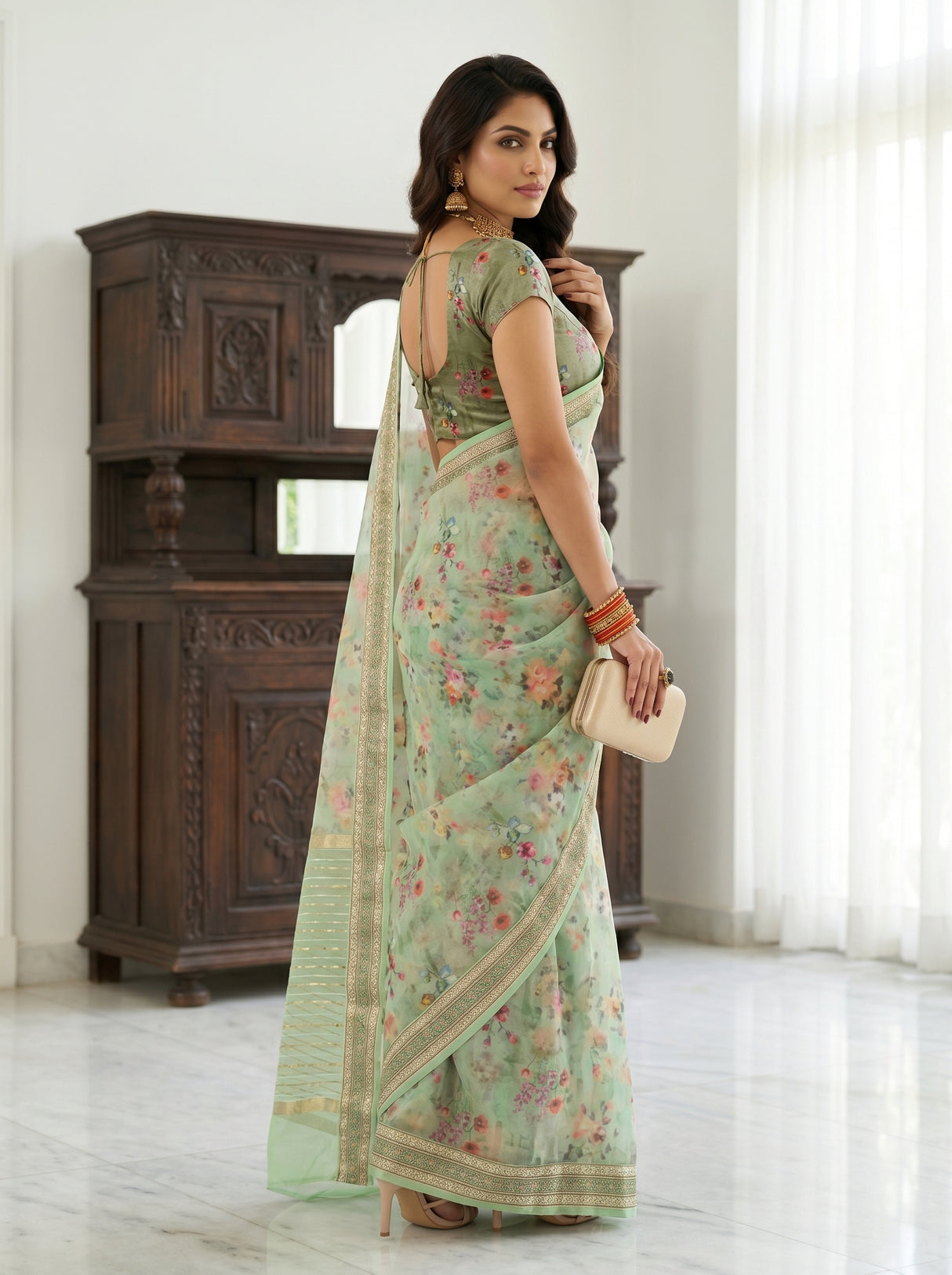 MIMOSA Saree Saree — pose 7 styling detail